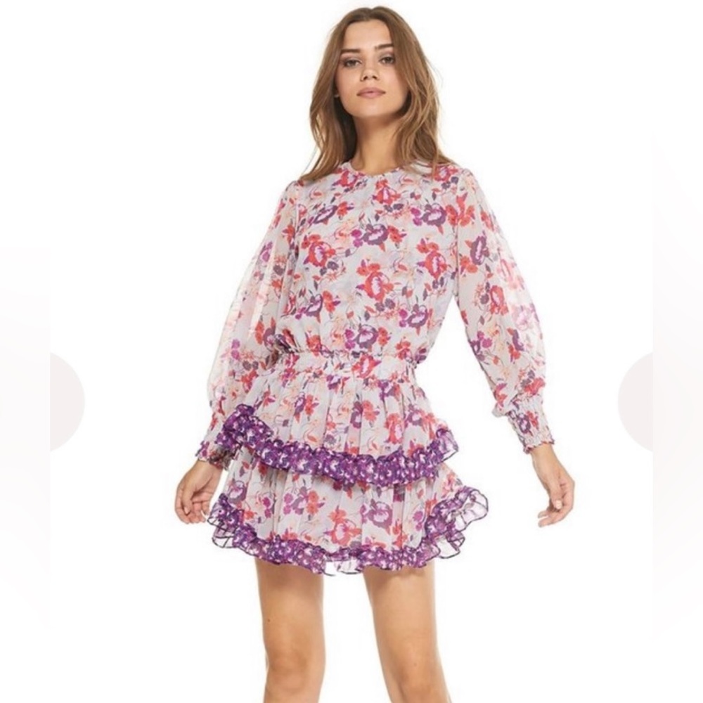 Misa Los Angeles Camila Ruffle Dress
